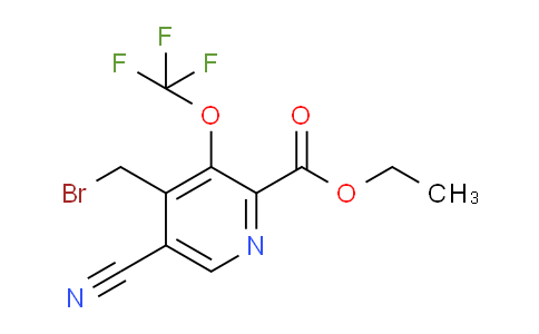 AM167695 | 1806189-73-0 | Ethyl 4-(bromomethyl)-5-cyano-3-(trifluoromethoxy)pyridine-2-carboxylate