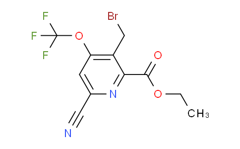 AM167701 | 1803946-22-6 | Ethyl 3-(bromomethyl)-6-cyano-4-(trifluoromethoxy)pyridine-2-carboxylate
