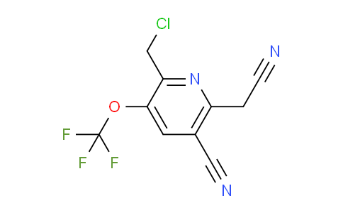 AM167702 | 1806248-34-9 | 2-(Chloromethyl)-5-cyano-3-(trifluoromethoxy)pyridine-6-acetonitrile