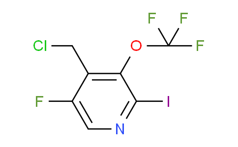 4-(Chloromethyl)-5-fluoro-2-iodo-3-(trifluoromethoxy)pyridine