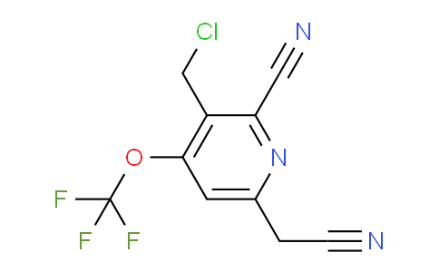 AM167707 | 1804449-14-6 | 3-(Chloromethyl)-2-cyano-4-(trifluoromethoxy)pyridine-6-acetonitrile
