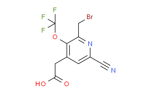 AM167711 | 1804296-34-1 | 2-(Bromomethyl)-6-cyano-3-(trifluoromethoxy)pyridine-4-acetic acid