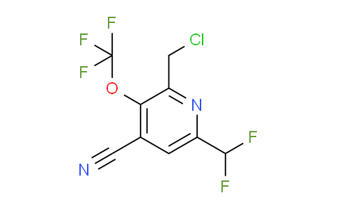 2-(Chloromethyl)-4-cyano-6-(difluoromethyl)-3-(trifluoromethoxy)pyridine