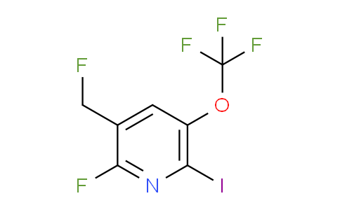 2-Fluoro-3-(fluoromethyl)-6-iodo-5-(trifluoromethoxy)pyridine