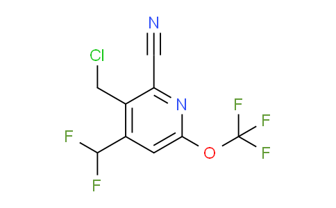 3-(Chloromethyl)-2-cyano-4-(difluoromethyl)-6-(trifluoromethoxy)pyridine