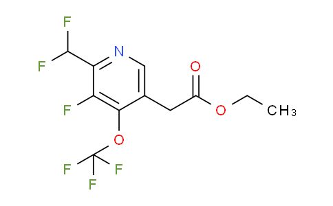 AM167725 | 1804337-23-2 | Ethyl 2-(difluoromethyl)-3-fluoro-4-(trifluoromethoxy)pyridine-5-acetate