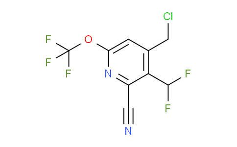 4-(Chloromethyl)-2-cyano-3-(difluoromethyl)-6-(trifluoromethoxy)pyridine