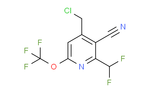 AM167737 | 1804779-02-9 | 4-(Chloromethyl)-3-cyano-2-(difluoromethyl)-6-(trifluoromethoxy)pyridine