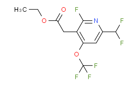 AM167742 | 1804337-70-9 | Ethyl 6-(difluoromethyl)-2-fluoro-4-(trifluoromethoxy)pyridine-3-acetate