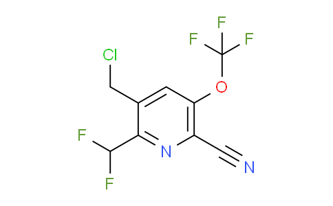 AM167743 | 1804708-90-4 | 3-(Chloromethyl)-6-cyano-2-(difluoromethyl)-5-(trifluoromethoxy)pyridine