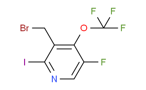 3-(Bromomethyl)-5-fluoro-2-iodo-4-(trifluoromethoxy)pyridine