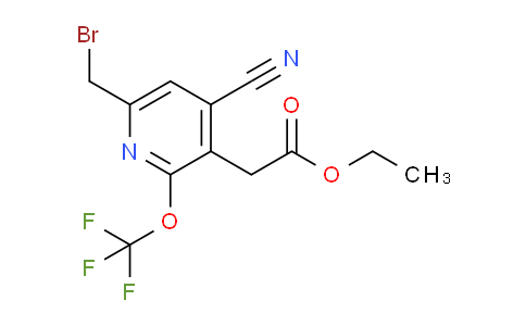 AM167814 | 1804812-67-6 | Ethyl 6-(bromomethyl)-4-cyano-2-(trifluoromethoxy)pyridine-3-acetate