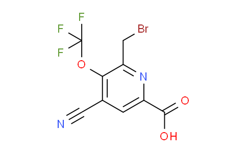 AM167816 | 1804786-91-1 | 2-(Bromomethyl)-4-cyano-3-(trifluoromethoxy)pyridine-6-carboxylic acid