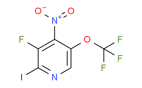 3-Fluoro-2-iodo-4-nitro-5-(trifluoromethoxy)pyridine