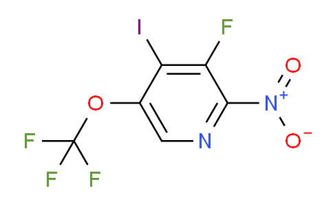 3-Fluoro-4-iodo-2-nitro-5-(trifluoromethoxy)pyridine