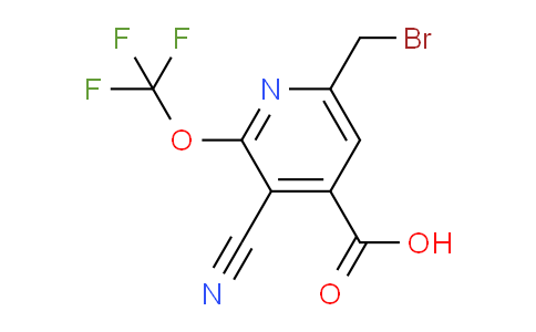 6-(Bromomethyl)-3-cyano-2-(trifluoromethoxy)pyridine-4-carboxylic acid