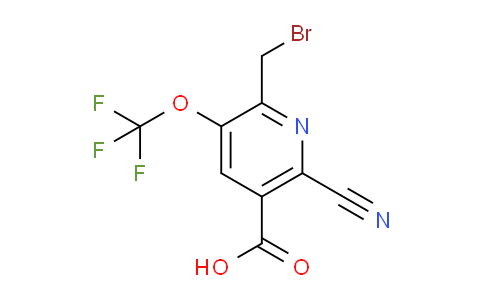 2-(Bromomethyl)-6-cyano-3-(trifluoromethoxy)pyridine-5-carboxylic acid