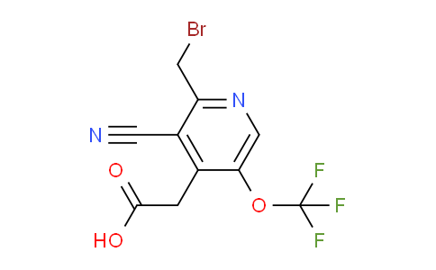 AM167826 | 1804296-19-2 | 2-(Bromomethyl)-3-cyano-5-(trifluoromethoxy)pyridine-4-acetic acid
