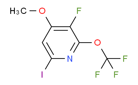 3-Fluoro-6-iodo-4-methoxy-2-(trifluoromethoxy)pyridine