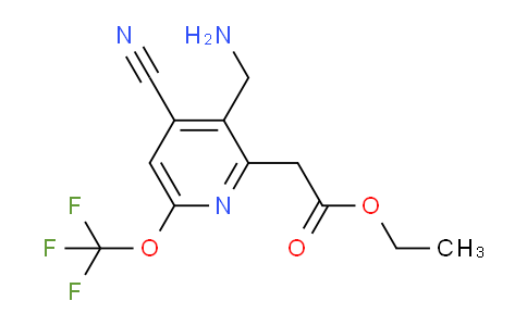 AM167867 | 1806073-67-5 | Ethyl 3-(aminomethyl)-4-cyano-6-(trifluoromethoxy)pyridine-2-acetate