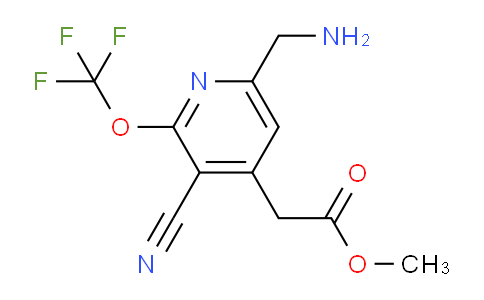 AM167895 | 1804784-62-0 | Methyl 6-(aminomethyl)-3-cyano-2-(trifluoromethoxy)pyridine-4-acetate