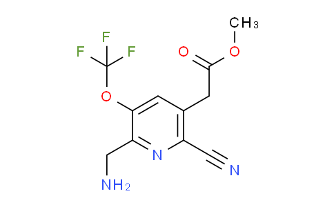 AM167897 | 1803622-93-6 | Methyl 2-(aminomethyl)-6-cyano-3-(trifluoromethoxy)pyridine-5-acetate