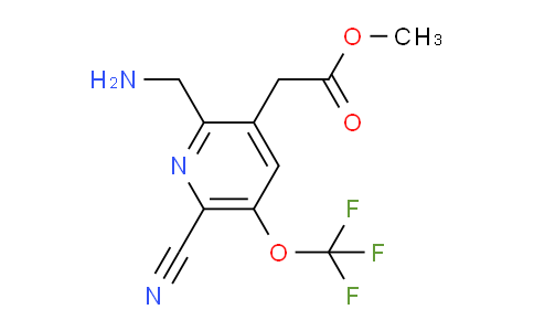 AM167898 | 1806134-69-9 | Methyl 2-(aminomethyl)-6-cyano-5-(trifluoromethoxy)pyridine-3-acetate