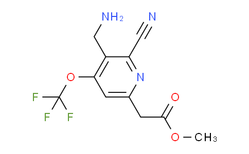 AM167900 | 1804784-75-5 | Methyl 3-(aminomethyl)-2-cyano-4-(trifluoromethoxy)pyridine-6-acetate