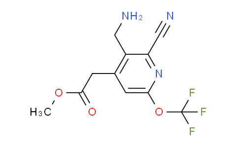 AM167901 | 1804330-14-0 | Methyl 3-(aminomethyl)-2-cyano-6-(trifluoromethoxy)pyridine-4-acetate