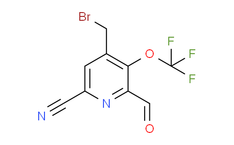 4-(Bromomethyl)-6-cyano-3-(trifluoromethoxy)pyridine-2-carboxaldehyde