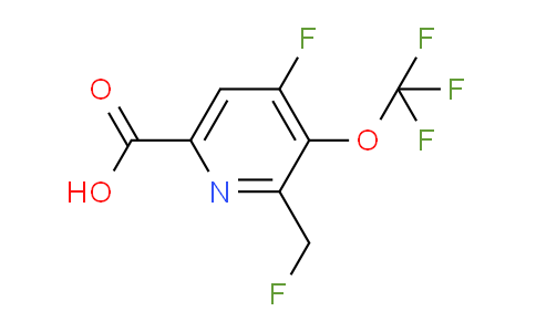 4-Fluoro-2-(fluoromethyl)-3-(trifluoromethoxy)pyridine-6-carboxylic acid