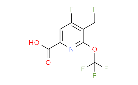 4-Fluoro-3-(fluoromethyl)-2-(trifluoromethoxy)pyridine-6-carboxylic acid