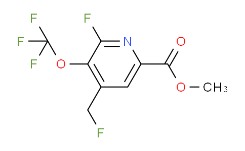 Methyl 2-fluoro-4-(fluoromethyl)-3-(trifluoromethoxy)pyridine-6-carboxylate