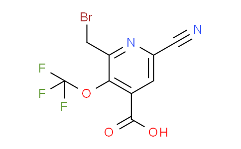 2-(Bromomethyl)-6-cyano-3-(trifluoromethoxy)pyridine-4-carboxylic acid