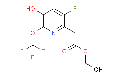Ethyl 3-fluoro-5-hydroxy-6-(trifluoromethoxy)pyridine-2-acetate