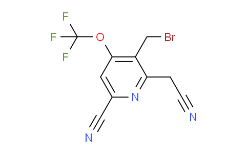 AM167945 | 1804676-35-4 | 3-(Bromomethyl)-6-cyano-4-(trifluoromethoxy)pyridine-2-acetonitrile