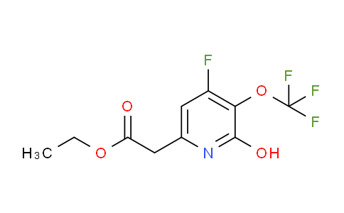 Ethyl 4-fluoro-2-hydroxy-3-(trifluoromethoxy)pyridine-6-acetate