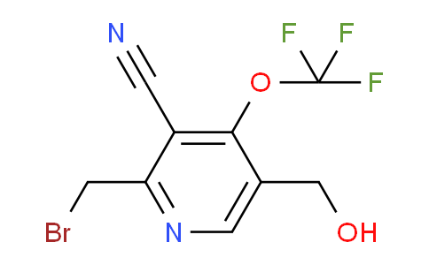 2-(Bromomethyl)-3-cyano-4-(trifluoromethoxy)pyridine-5-methanol