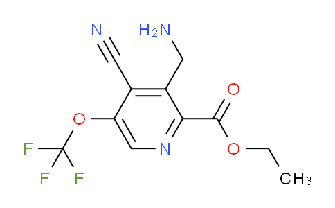 AM167957 | 1806189-30-9 | Ethyl 3-(aminomethyl)-4-cyano-5-(trifluoromethoxy)pyridine-2-carboxylate