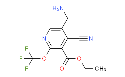 AM167960 | 1803625-48-0 | Ethyl 5-(aminomethyl)-4-cyano-2-(trifluoromethoxy)pyridine-3-carboxylate