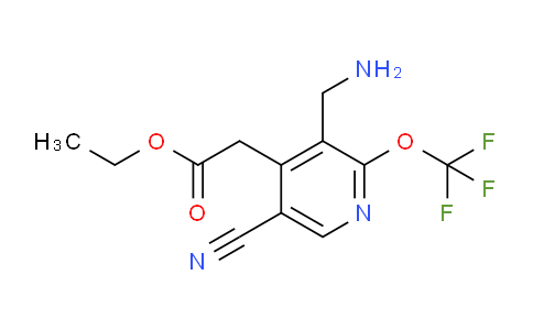 AM167999 | 1804735-79-2 | Ethyl 3-(aminomethyl)-5-cyano-2-(trifluoromethoxy)pyridine-4-acetate