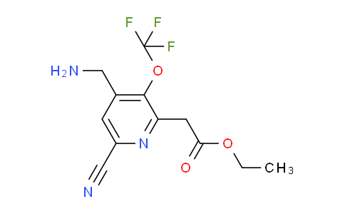 AM168011 | 1804809-73-1 | Ethyl 4-(aminomethyl)-6-cyano-3-(trifluoromethoxy)pyridine-2-acetate