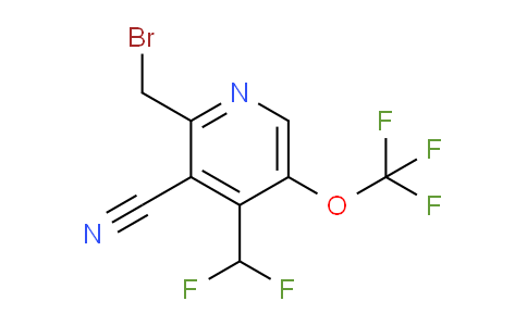 2-(Bromomethyl)-3-cyano-4-(difluoromethyl)-5-(trifluoromethoxy)pyridine