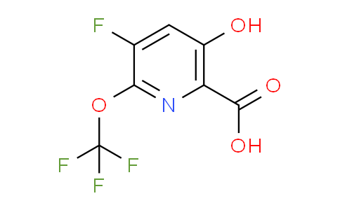 AM168032 | 1805929-29-6 | 3-Fluoro-5-hydroxy-2-(trifluoromethoxy)pyridine-6-carboxylic acid