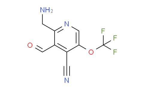 2-(Aminomethyl)-4-cyano-5-(trifluoromethoxy)pyridine-3-carboxaldehyde