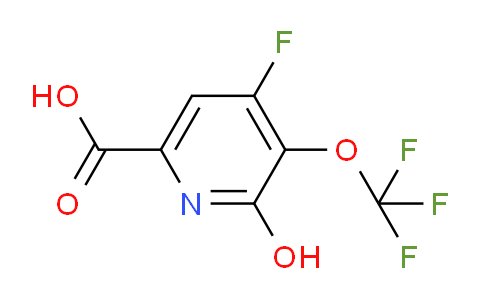 4-Fluoro-2-hydroxy-3-(trifluoromethoxy)pyridine-6-carboxylic acid