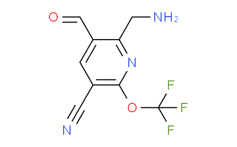 2-(Aminomethyl)-5-cyano-6-(trifluoromethoxy)pyridine-3-carboxaldehyde