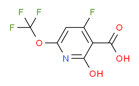 4-Fluoro-2-hydroxy-6-(trifluoromethoxy)pyridine-3-carboxylic acid