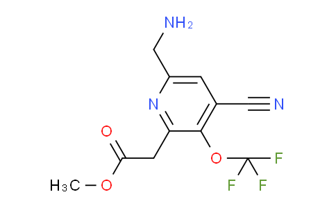 AM168045 | 1804784-53-9 | Methyl 6-(aminomethyl)-4-cyano-3-(trifluoromethoxy)pyridine-2-acetate