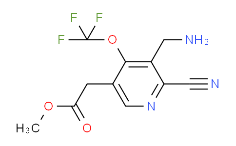 AM168054 | 1804809-42-4 | Methyl 3-(aminomethyl)-2-cyano-4-(trifluoromethoxy)pyridine-5-acetate